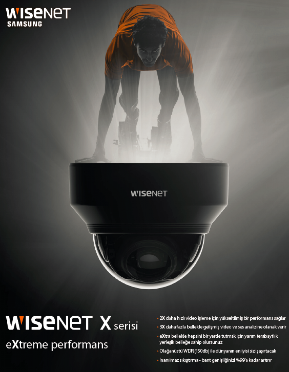 Samsung Wisenet X Serisi eXtreme Performans