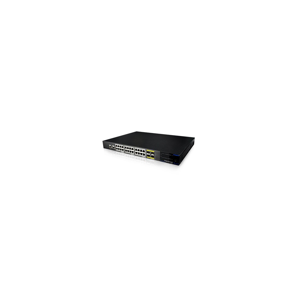 24 Gigabit Ports & 4*10Gigabit Managed Ethernet Switch